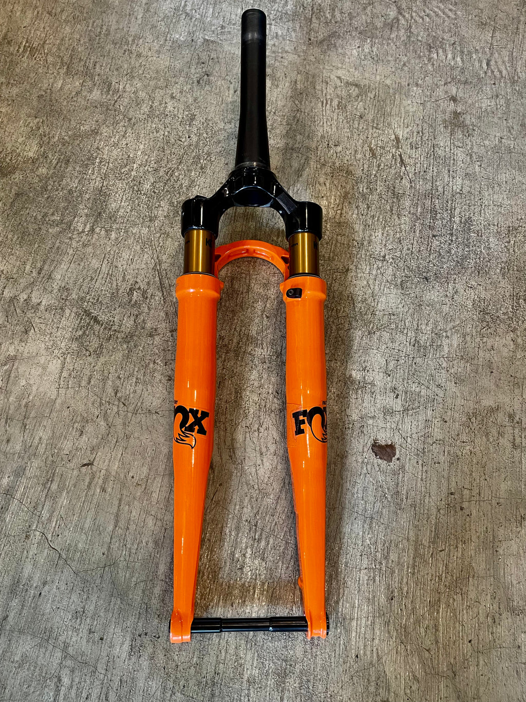 Used 2022 Fox Fork 700c Float Taper Cast Orange